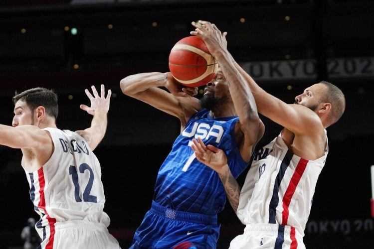 US loses to France 83-76, 25-game Olympic win streak ends